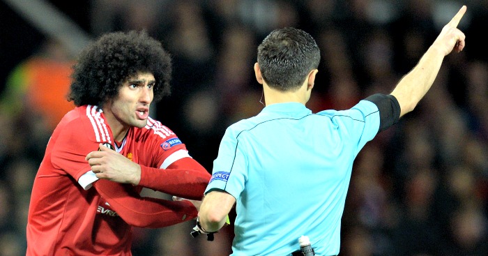 Former referee Webb brands Fellaini a ‘thug’