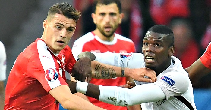 Xhaka and Pogba: Even the best need help - Football365