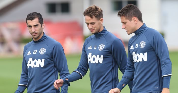 Mkhitaryan and Bailly train in Mourinho’s first sessions
