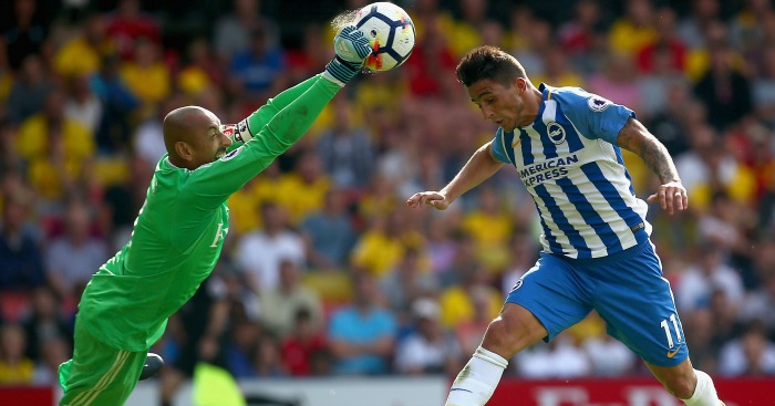Watford 0-0 Brighton: Ten-man Hornets hold Seagulls
