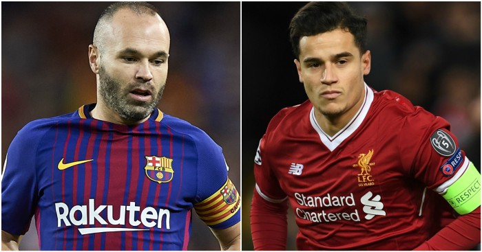 Iniesta discusses prospect of Coutinho at Barca