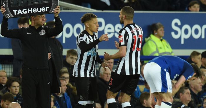 Newcastle striker Slimani charged with violent conduct