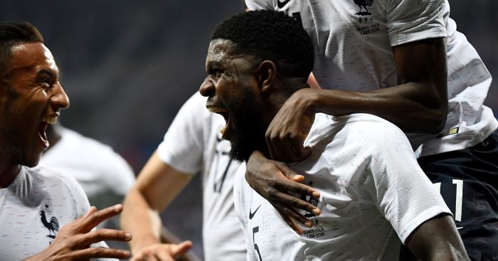 Umtiti signs contract extension at Barca amid United links