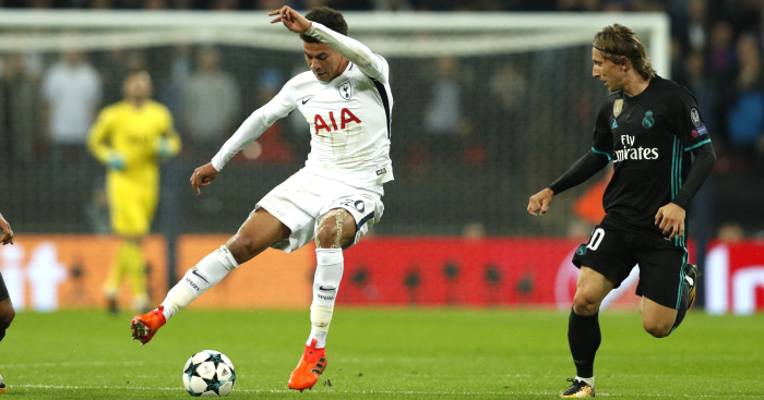 Dele Alli reminisces over nutmegging Luka Modric