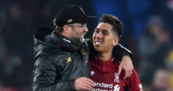 Klopp uses perfect word to defend Firmino's Liverpool record - Football365