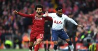 Liverpool v Tottenham Mohamed Salah Danny Rose