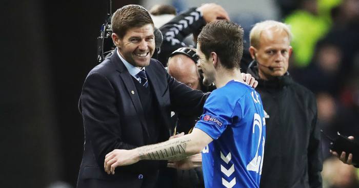 Steven Gerrard Rangers Ryan Kent