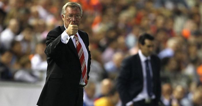 Unai Emery Sir Alex Ferguson