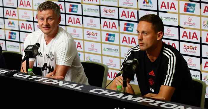 Ole Gunnar Solskjaer Nemanja Matic Manchester United