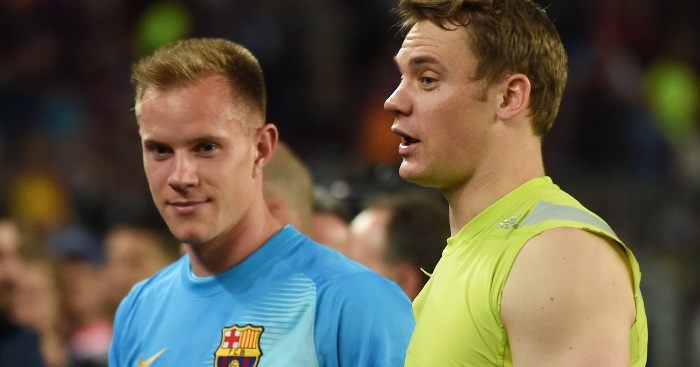 Bayern chief wades into row between Neuer and Barca keeper