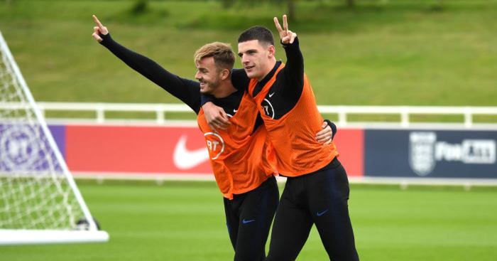 Declan Rice James Maddison England