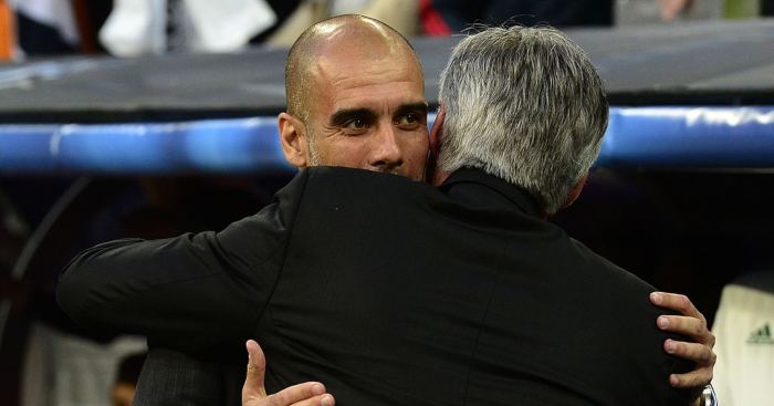 Pep Guardiola Carlo Ancelotti