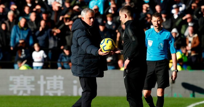 Mourinho keen to avoid VAR talk as he reacts to Spurs draw