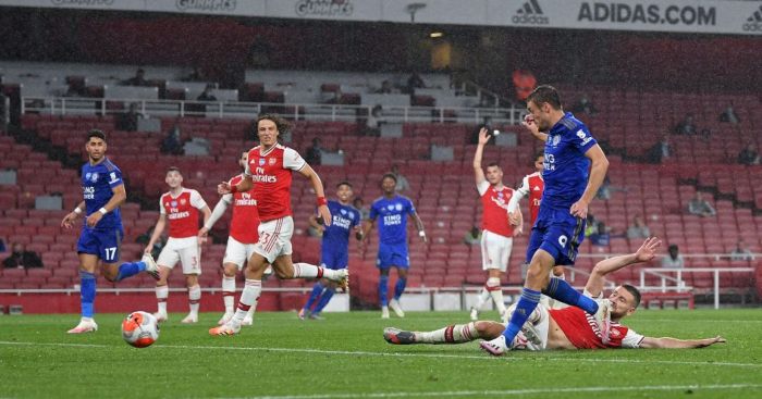 Cole blames Arsenal defender for Vardy equaliser