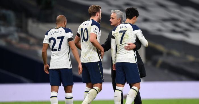 Jose Mourinho Lucas Moura Harry kane Son Heung-min Tottenham