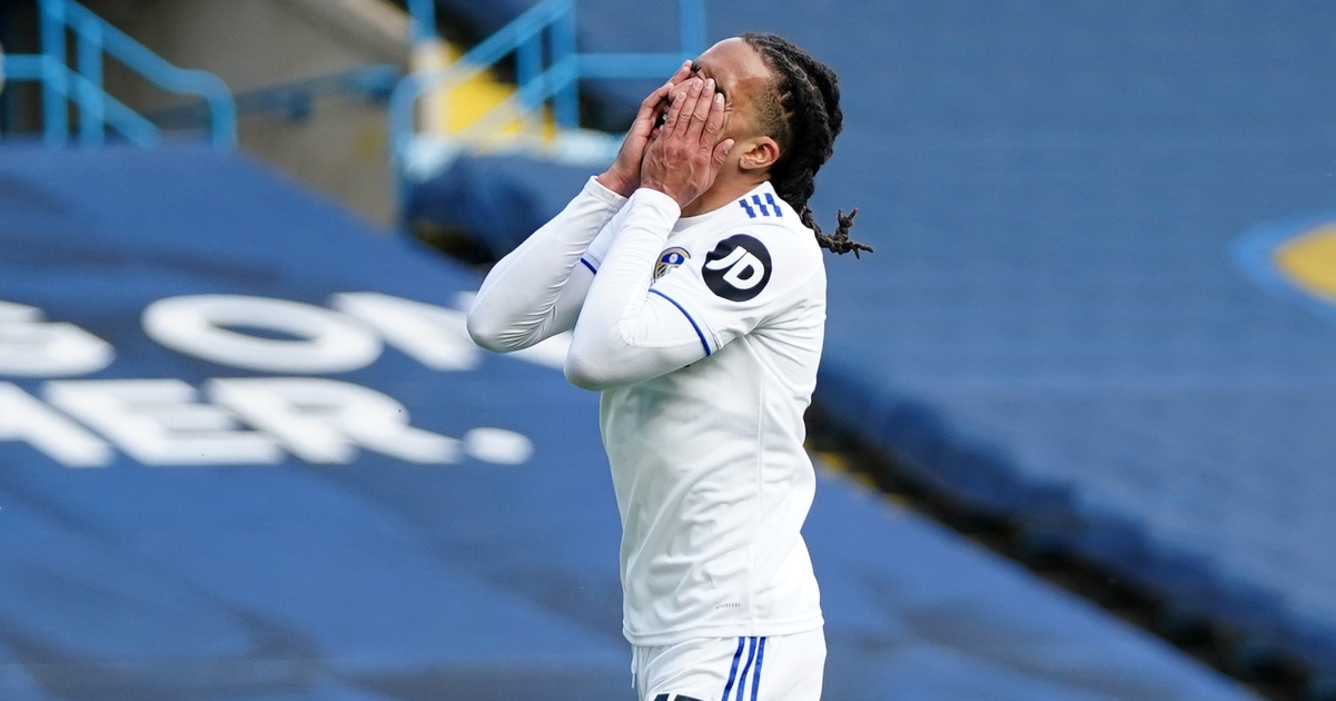 Helder Costa anguish after missing a chance for Leeds