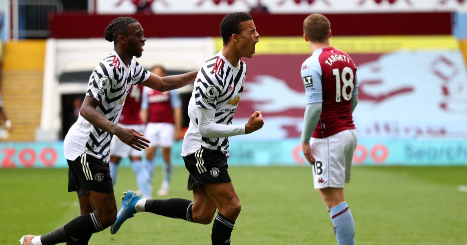 Aaron Wan-Bissaka and Mason Greenwood