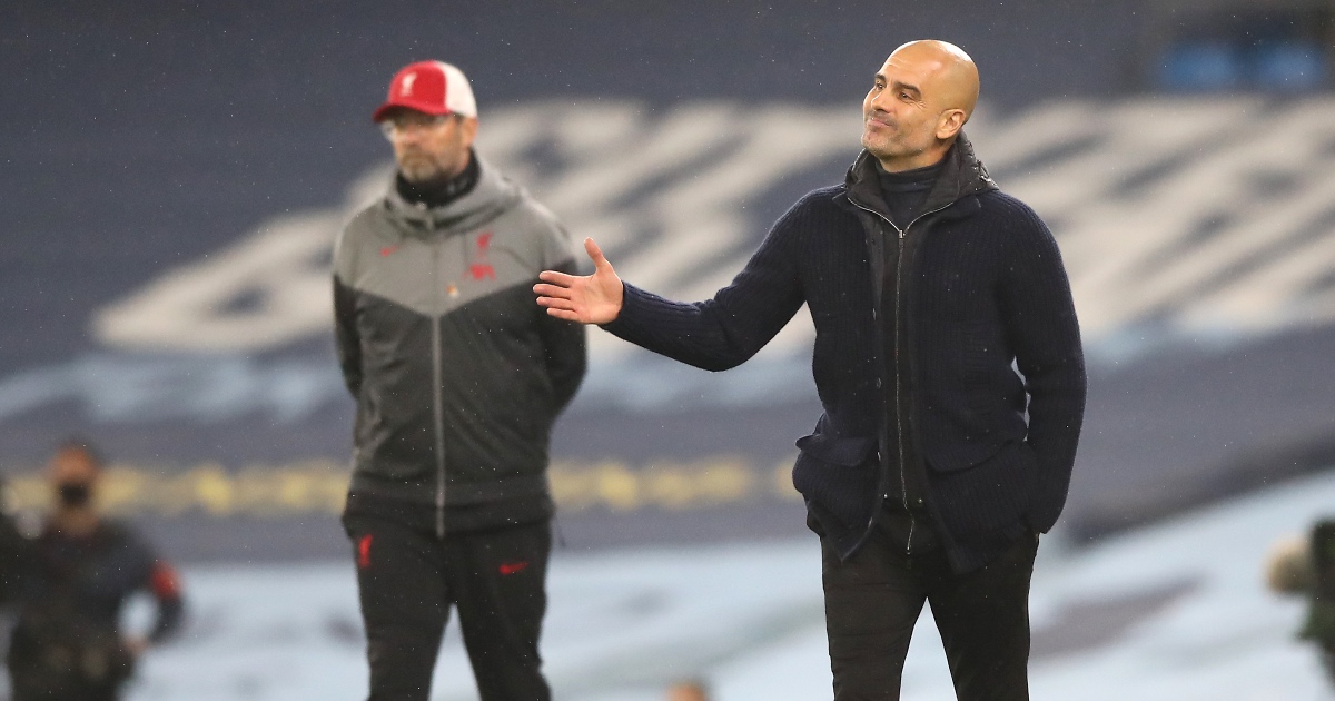Pep Guardiola Jurgen Klopp F365