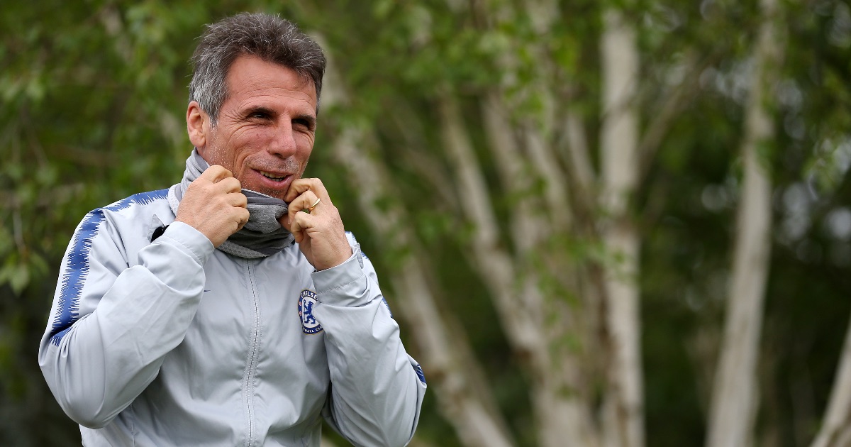 Zola hails impact of Chelsea star amid contract negotiations