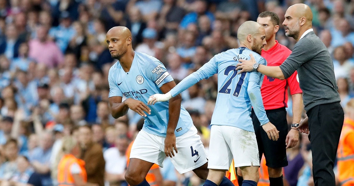 City unveil Kompany and Silva statues at Etihad Stadium