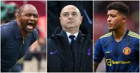 Patrick Vieira, Daniel Levy and Jadon Sancho