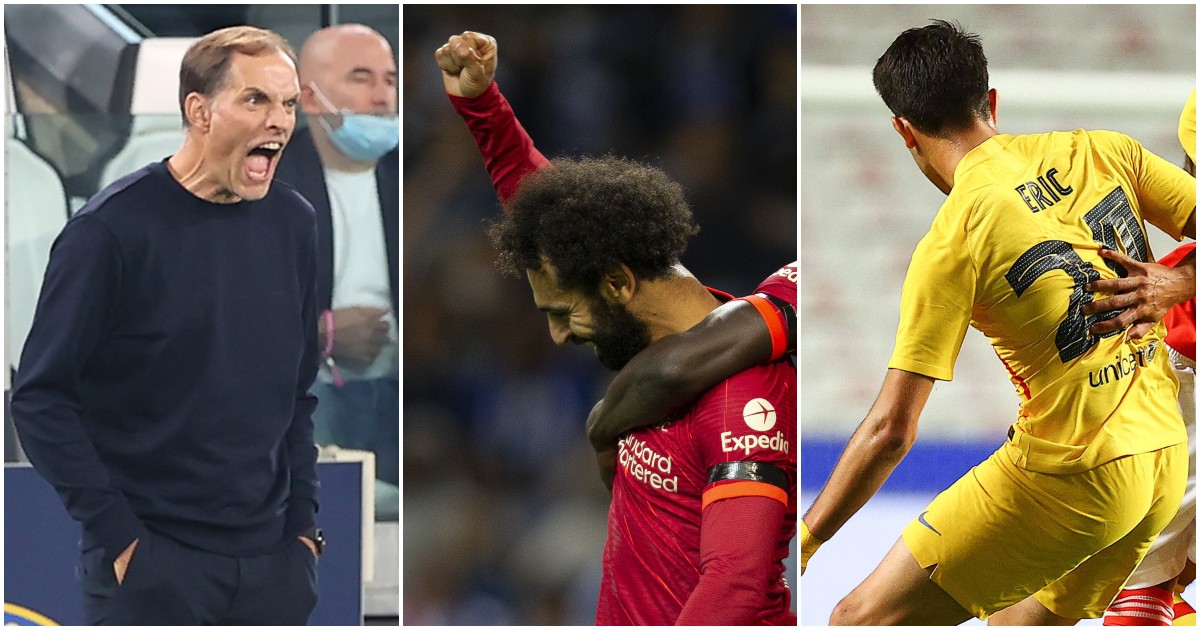 Thomas Tuchel, Mo Salah and Eric Garcia