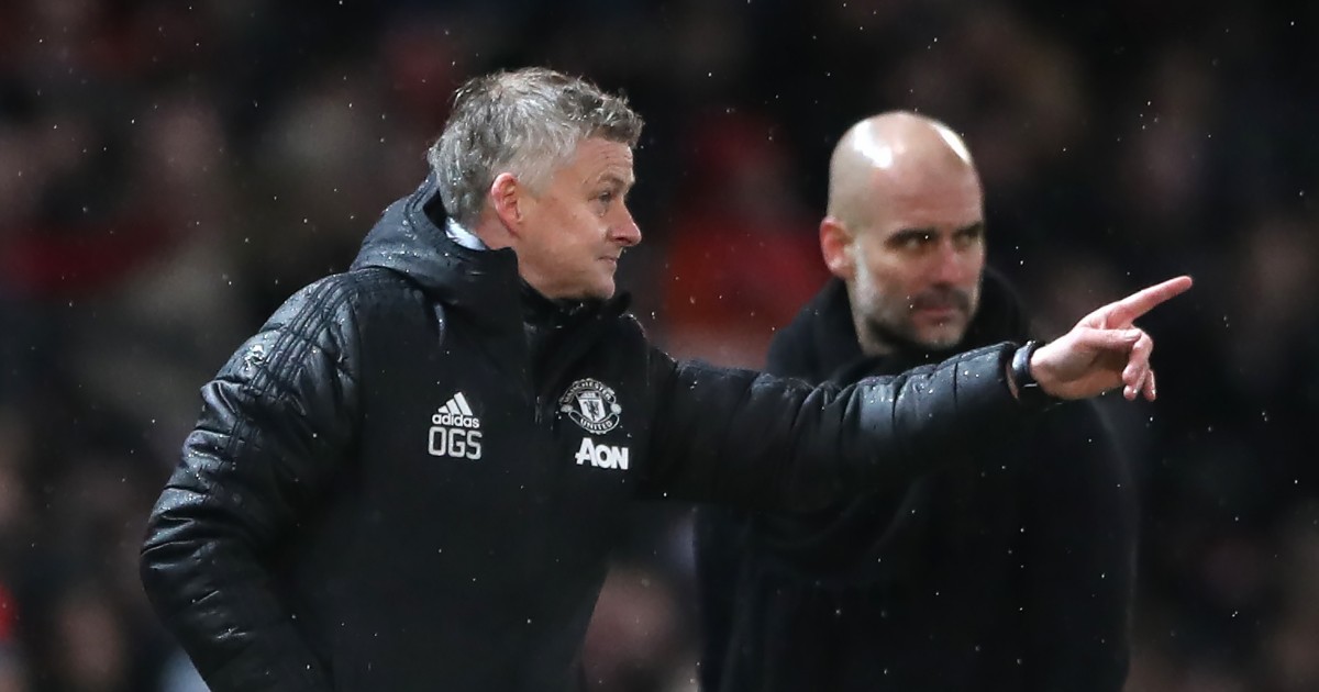 Ole Gunnar Solskjaer and Pep Guardiola