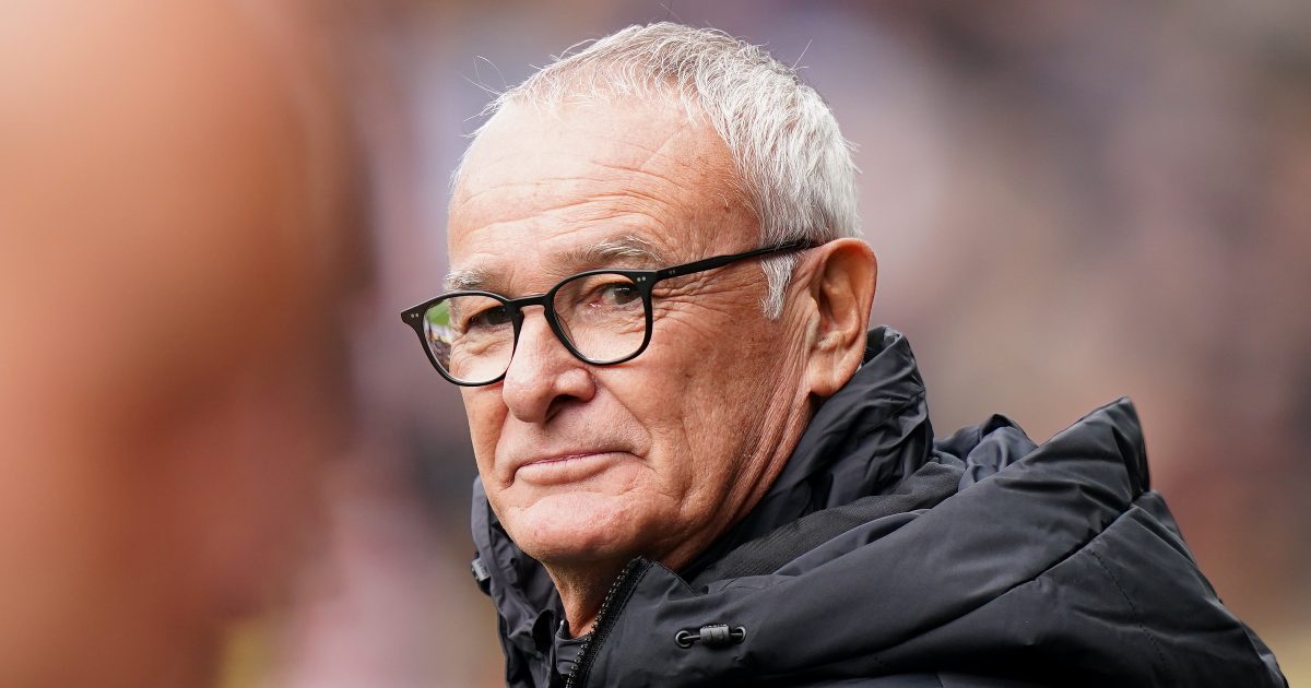 Watford head coach Ranieri