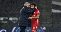 Mohamed Salah and Jose Mourinho