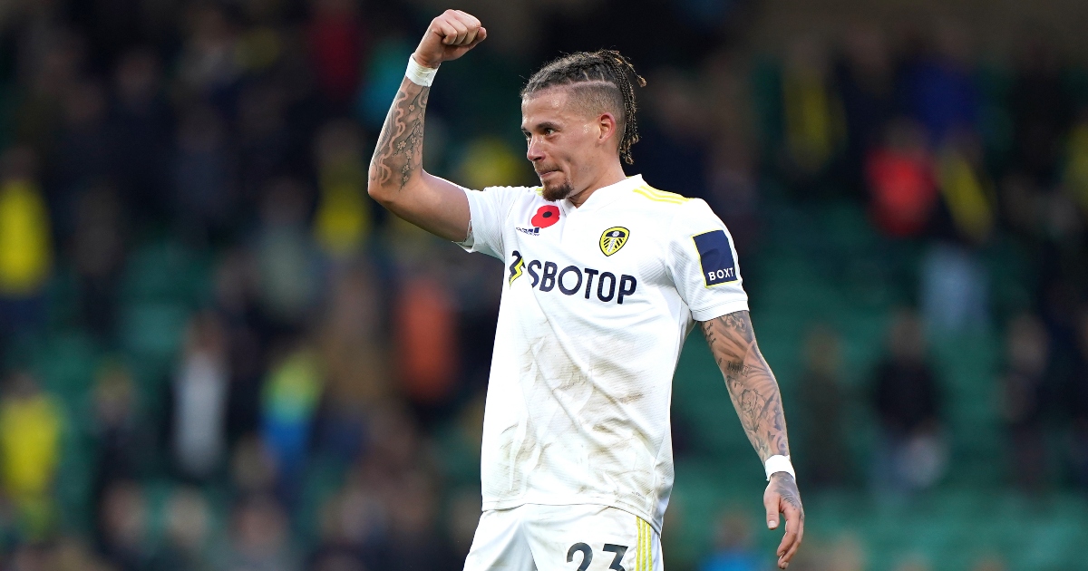 Kalvin Phillips celebrates a win