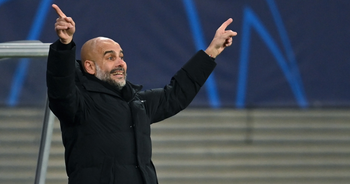 Manchester City manager Pep Guardiola