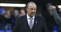 Rafael Benitez reacts