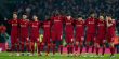 Liverpool players during the Leicester penalty shoot-out
