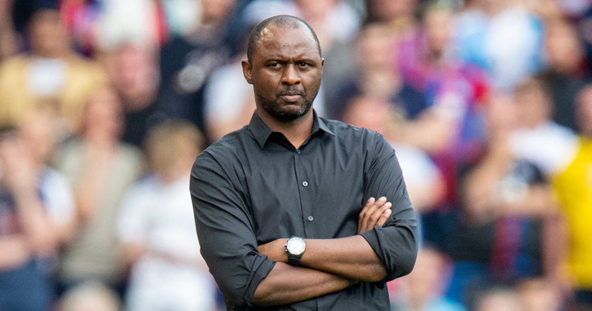 Crystal Palace manager Vieira