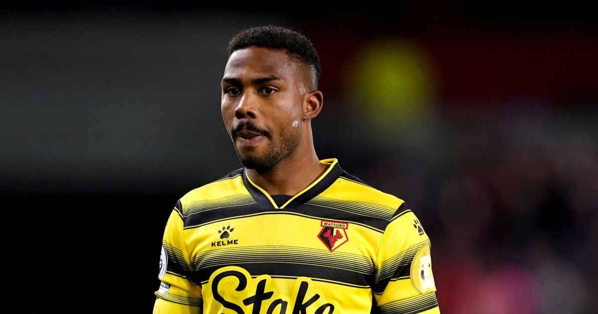 Watford striker Emmanuel Dennis