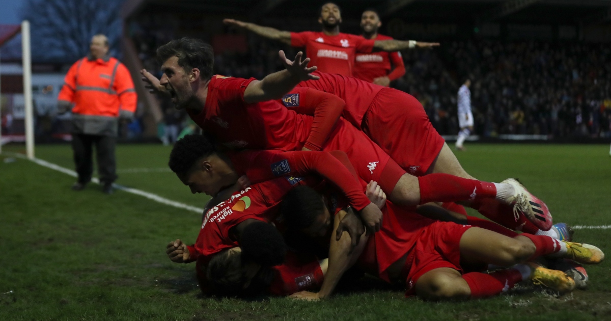FA Cup: Kidderminster stun Reading and Boreham Wood progress