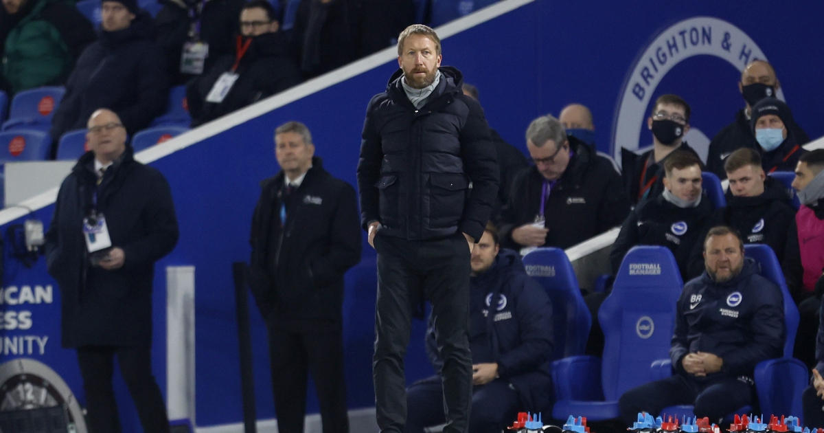 Graham Potter during a match
