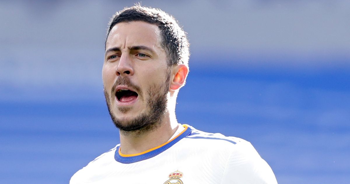 Newcastle-linked Eden Hazard shouts instructions
