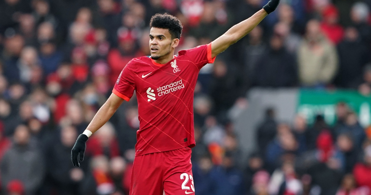 Luis Diaz during a match