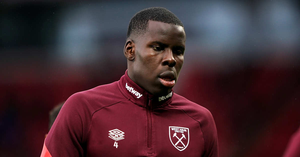 West Ham defender Kurt Zouma