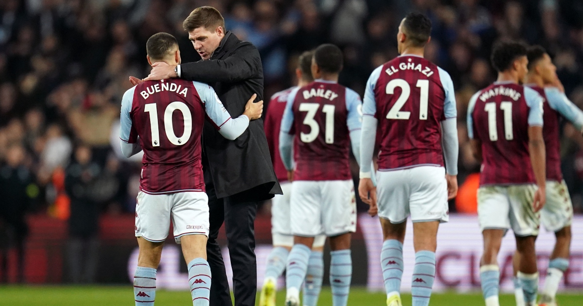 ‘Tenacious’ Buendia ‘reminds’ Gerrard of former Liverpool team-mate