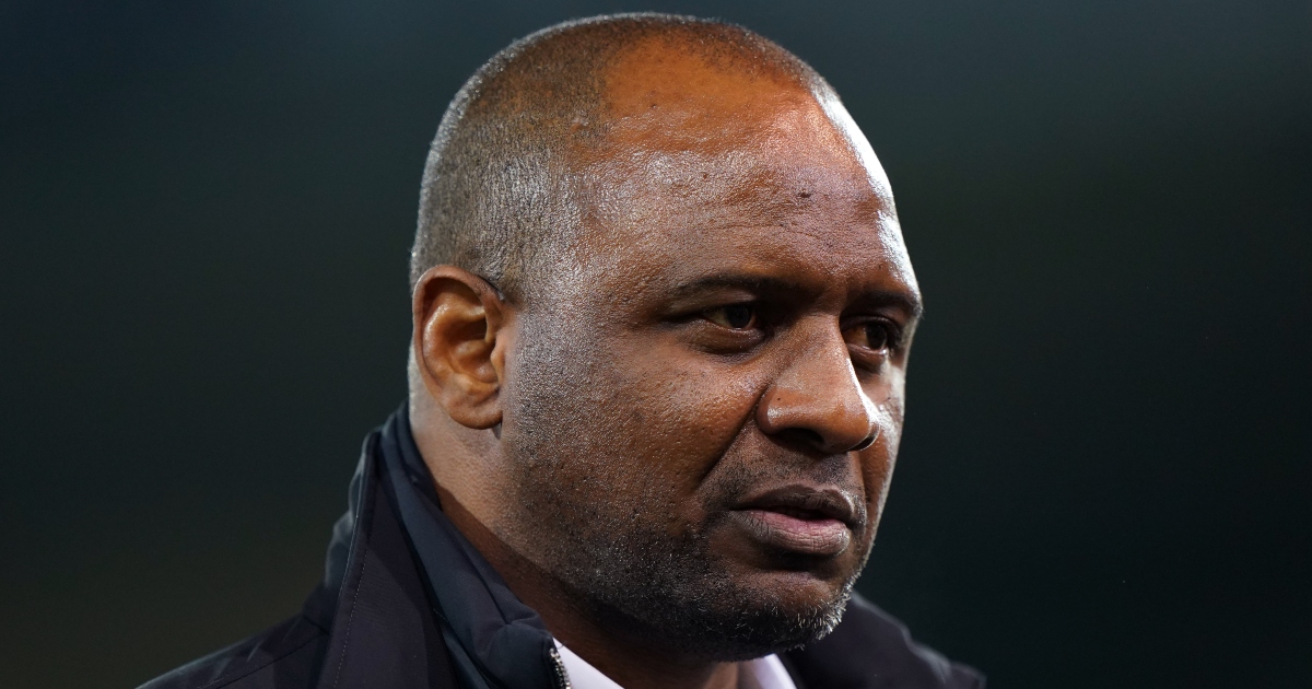 Crystal Palace boss Patrick Vieira