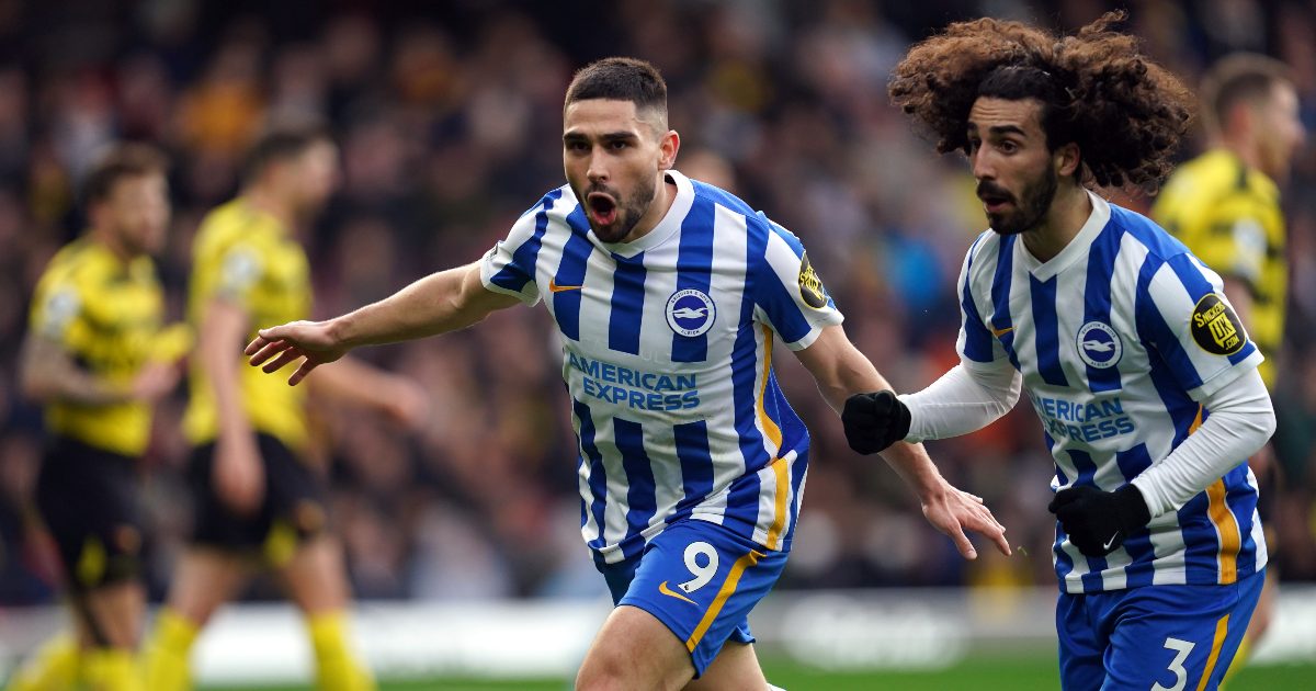 Watford versus Brighton