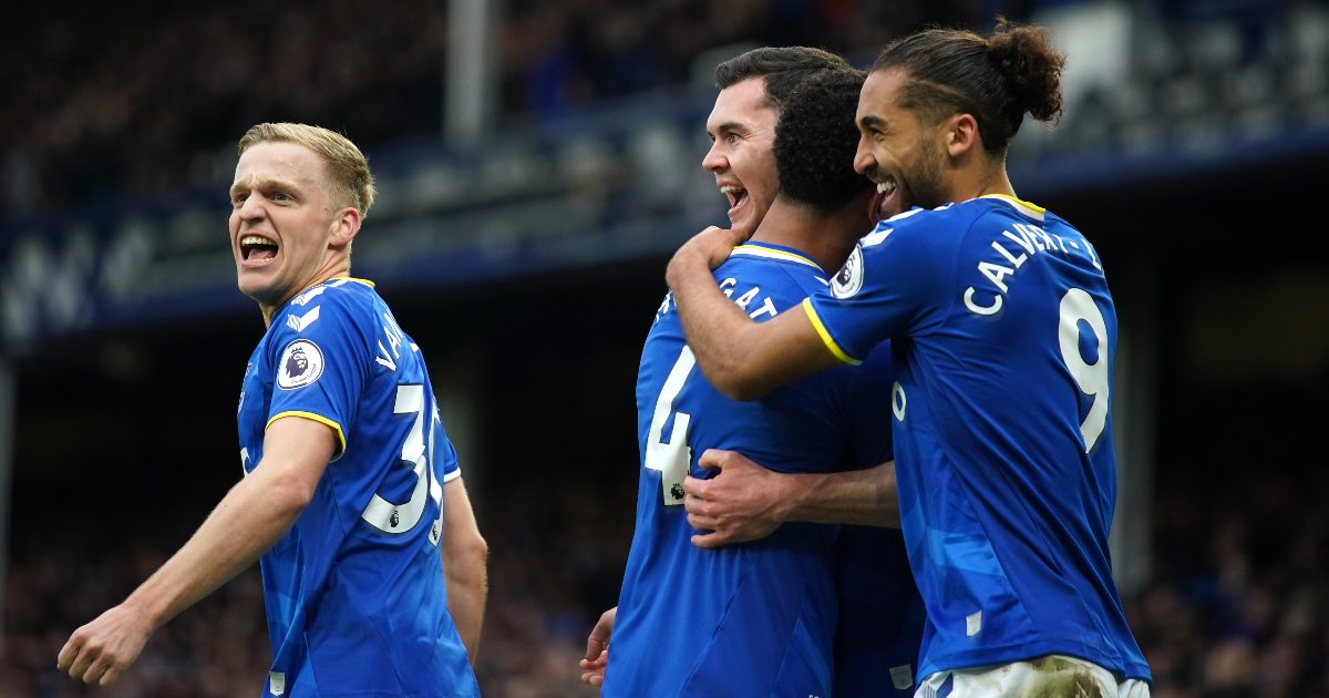 Everton versus Leeds