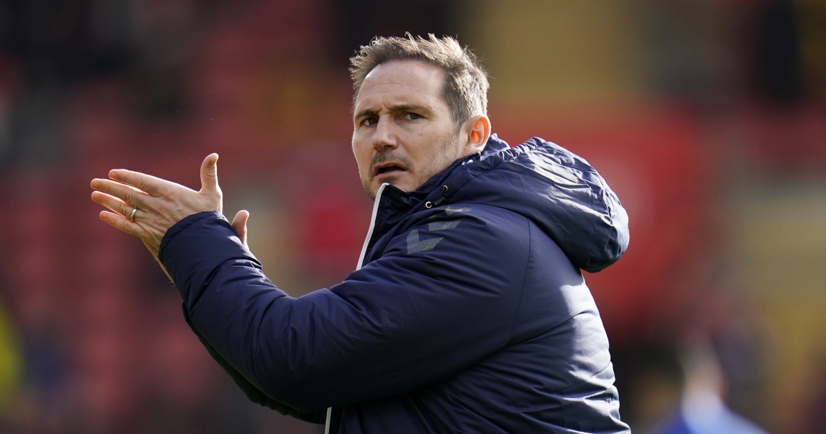 Everton boss Frank Lampard