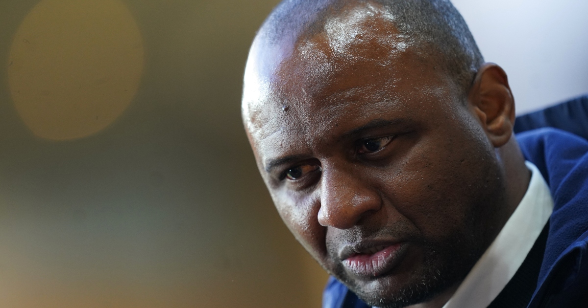 Patrick Vieira during an interview