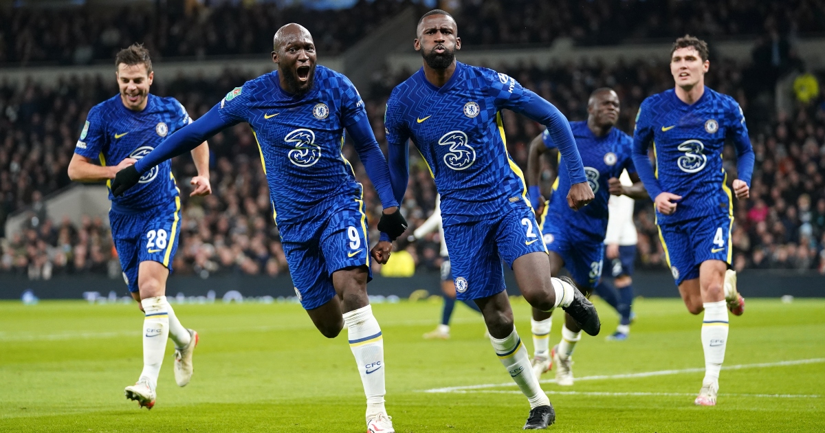 Reported Newcastle target Antonio Rudiger celebrates his goal