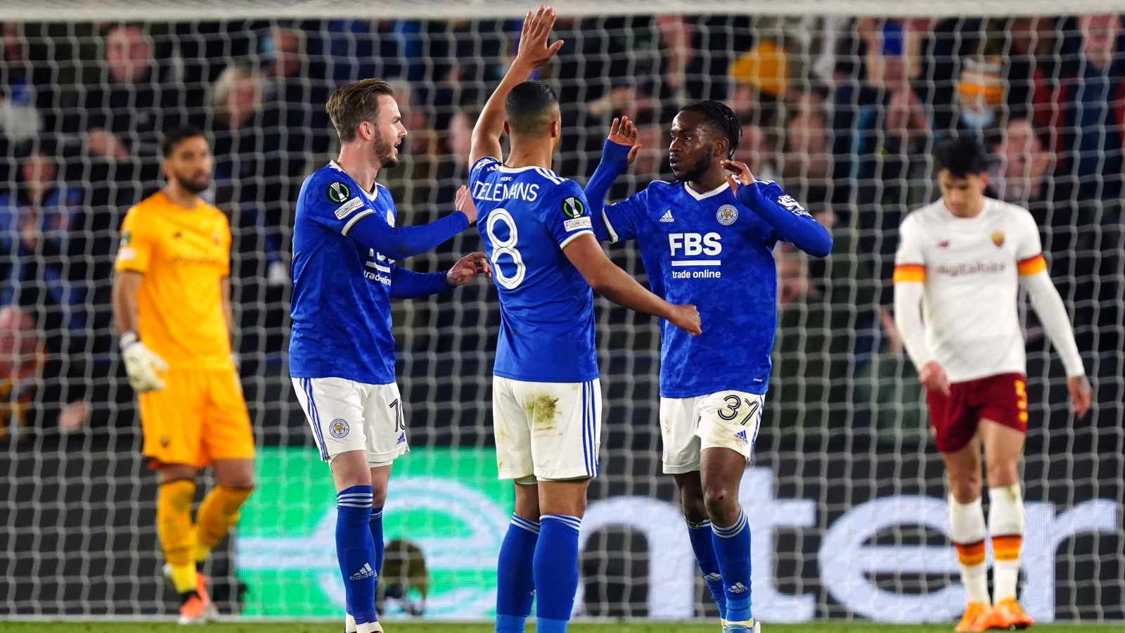 Leicester 1-1 Roma: Conference League semi finely balanced after Rodgers’ men rescue draw