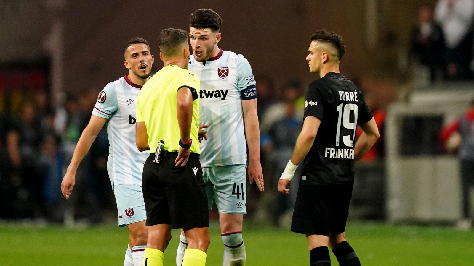 'F****** corruption' - West Ham star could face UEFA ban after Europa League outburst at referee - Vimarsana News
