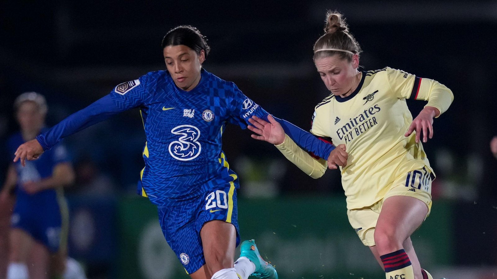 Sam Kerr and Kim Little
